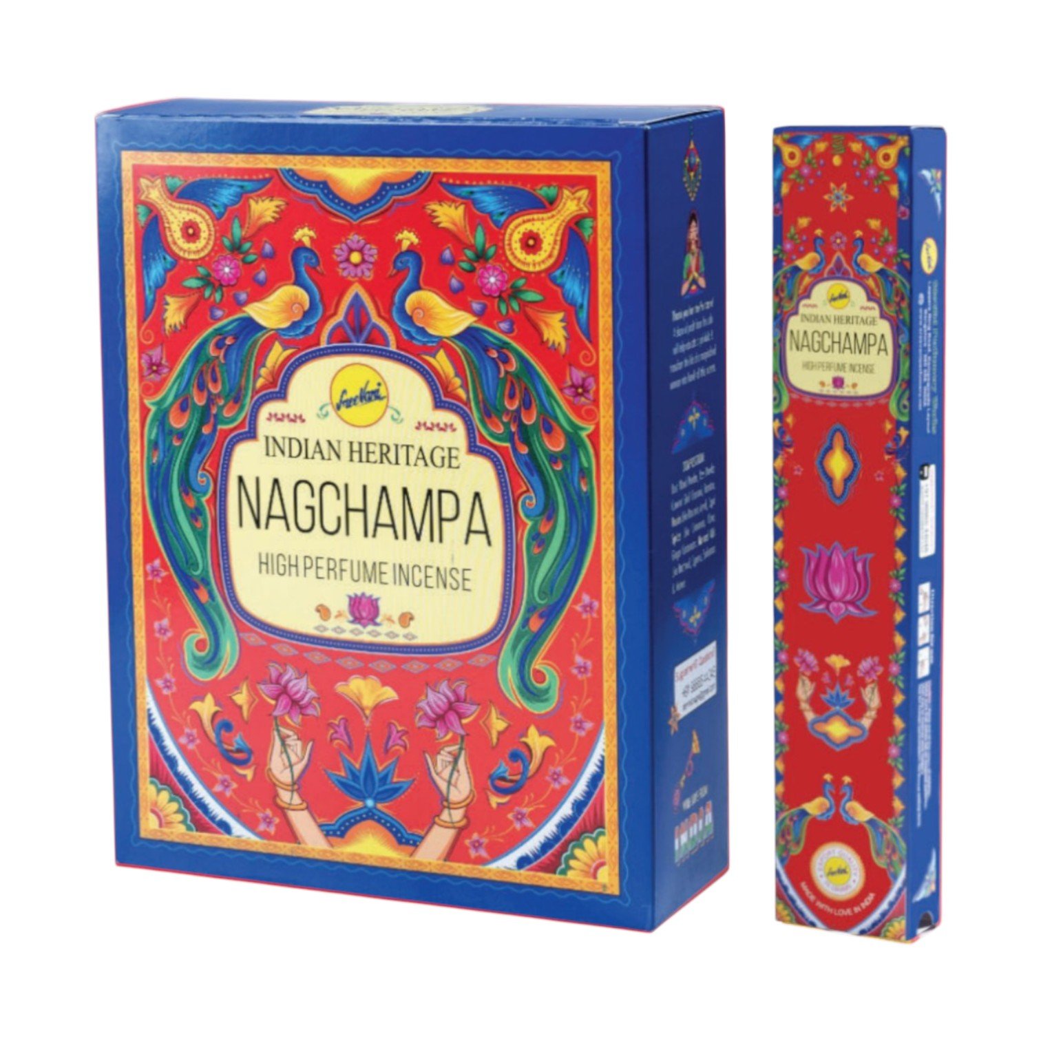 Nag Champa wierook heeft een zoete, bloemige, en houtachtige geur die wordt gewaardeerd om zijn ontspannende en harmoniserende eigenschappen. Het wordt vaak gebruikt om een… AGARBATTI NAGCHAMPA INCENSE SREEVANI 15GM