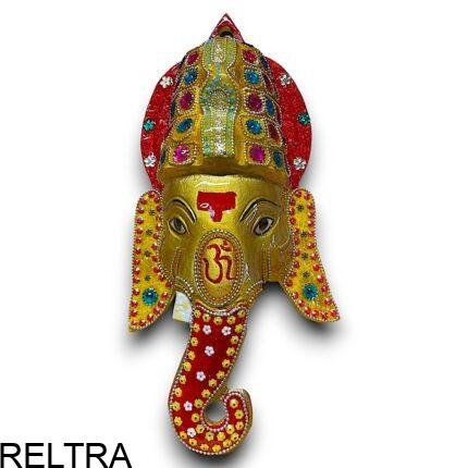 GANESHA HOOFD DECO 34 cm/16cm