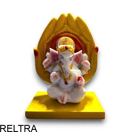 GANESH MET HAND BEELD 10/8 cm