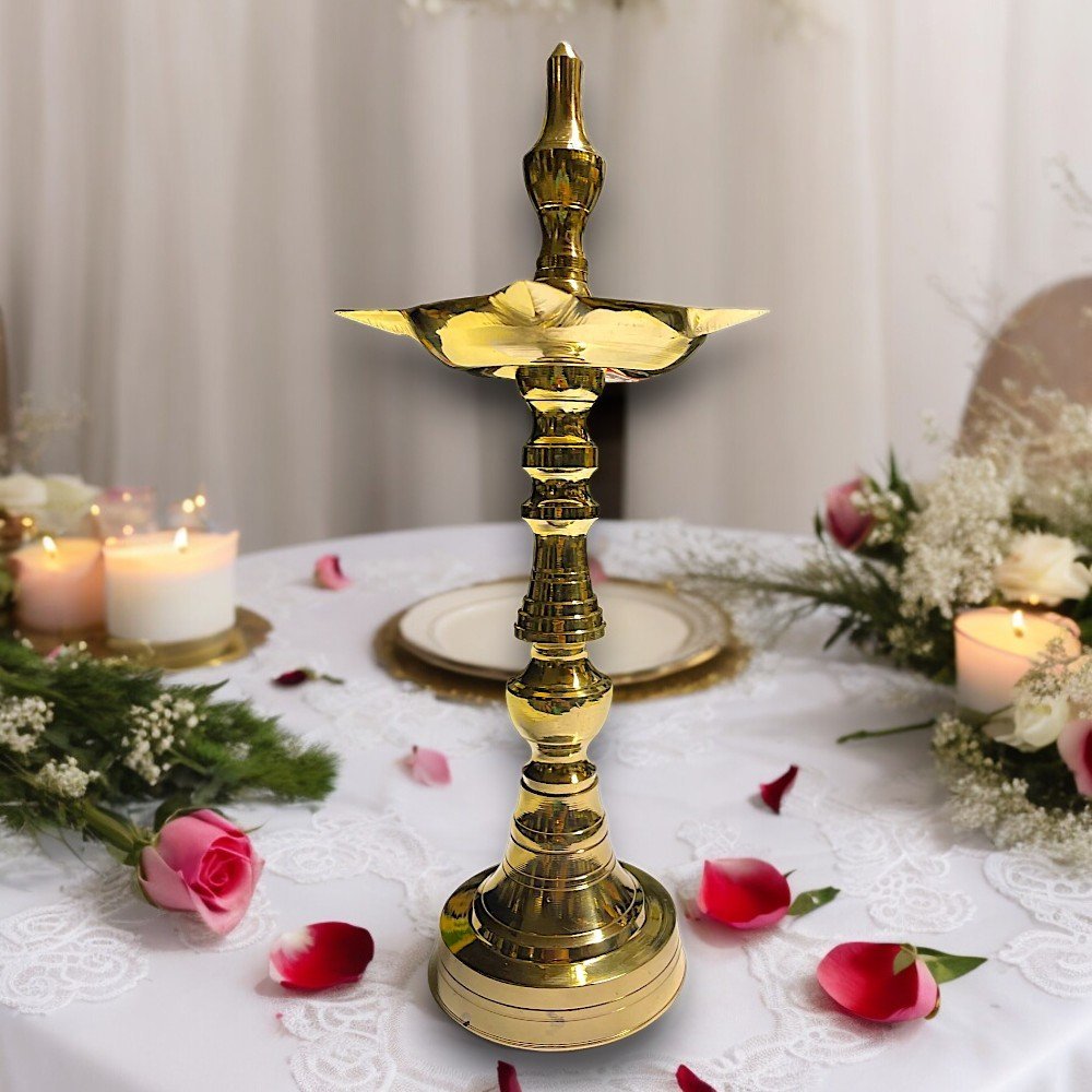 DIA LAMP GOLD 24 CM GOUD KOPER*
