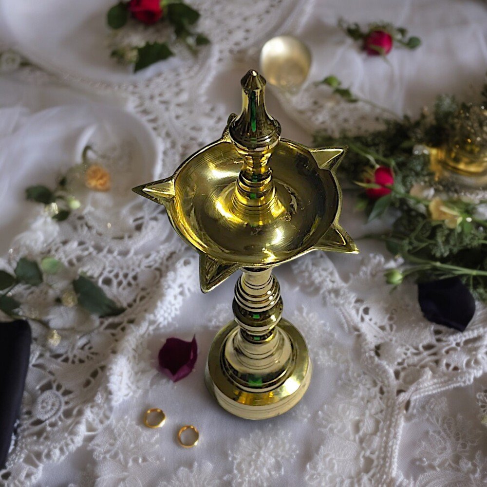 DIA LAMP GOLD 24 CM GOUD KOPER*