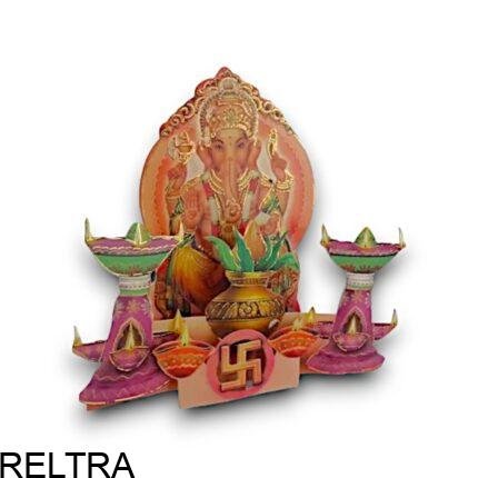 DIWALI KAART 3D GANESH