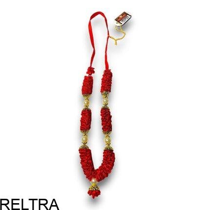 MALA ROOD MET GOUD EN PAREL
