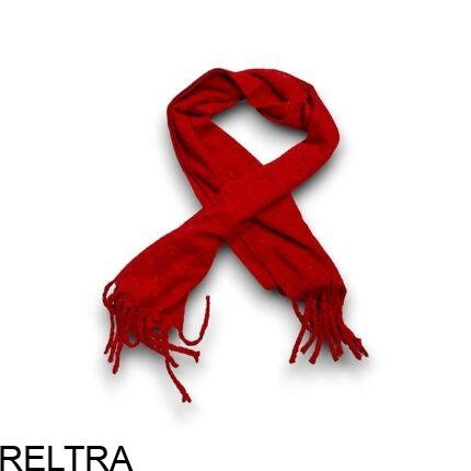 ROOD SJAAL GROOT DIK