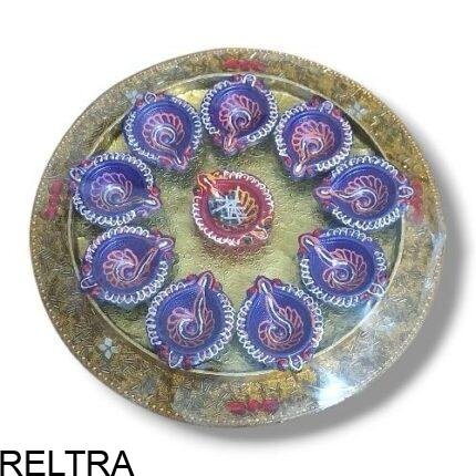 DIYA IN ROUND TRAY SET 10 STUKS